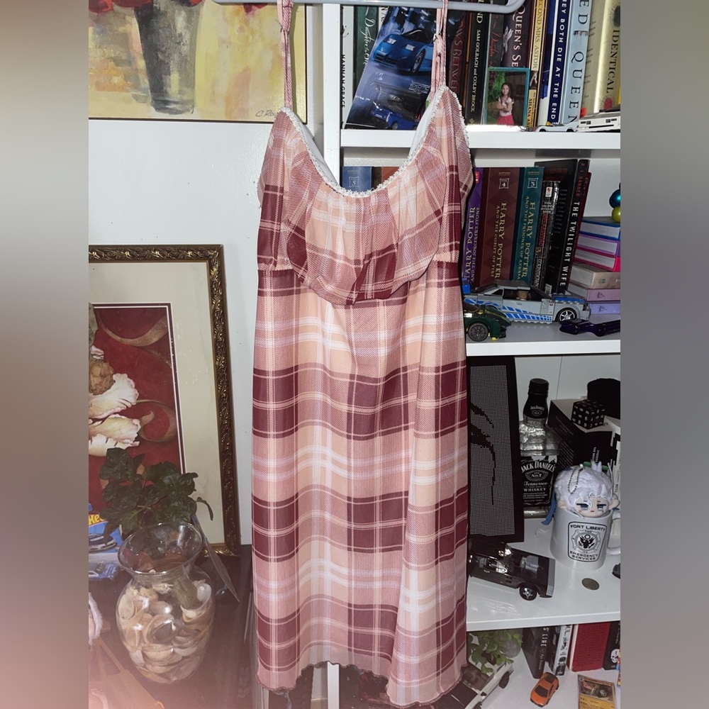 Plaid Pink Dress